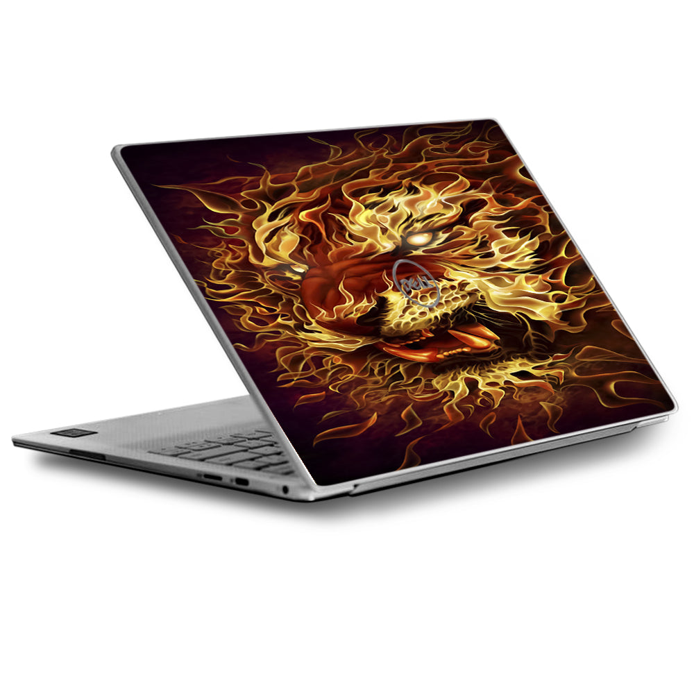  Tiger On Fire Dell XPS 13 9370 9360 9350 Skin