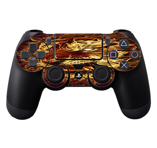  Tiger On Fire Sony Playstation PS4 Controller Skin
