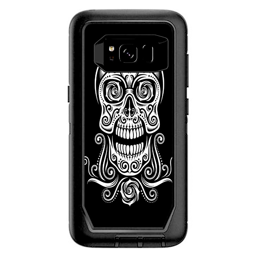  Tribal Skull Otterbox Defender Samsung Galaxy S8 Skin