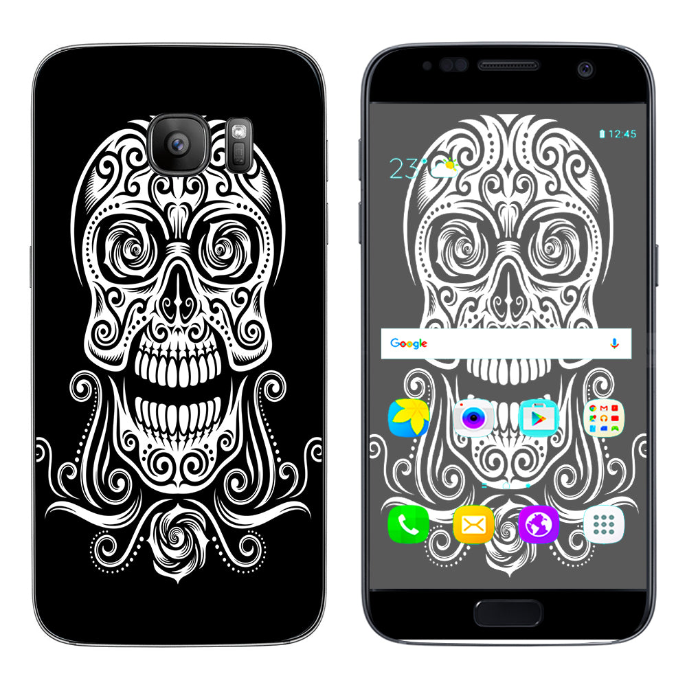  Tribal Skull Samsung Galaxy S7 Skin