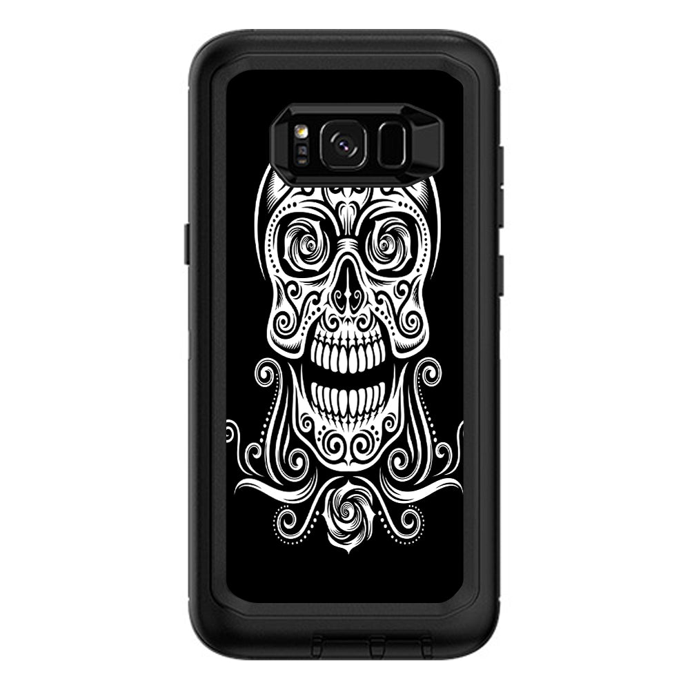  Tribal Skull Otterbox Defender Samsung Galaxy S8 Plus Skin