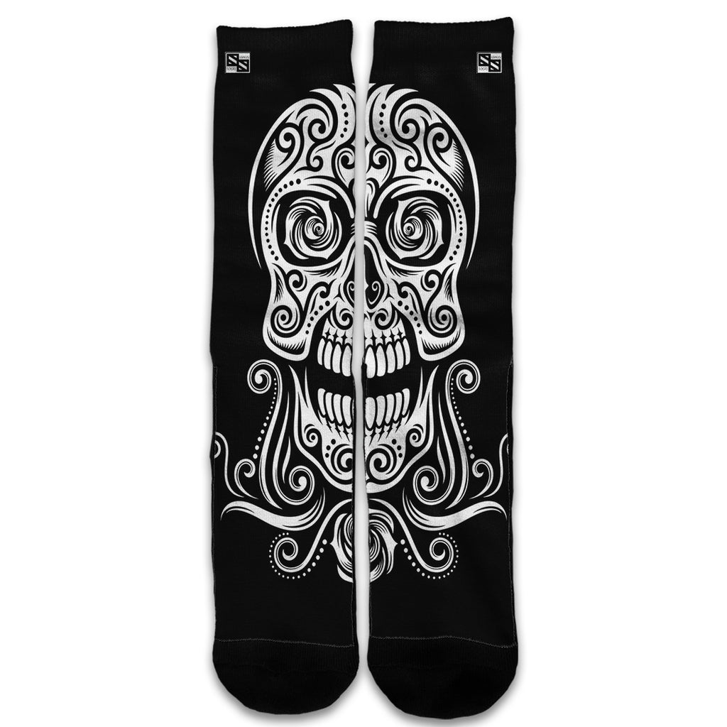  Tribal Skull Universal Socks