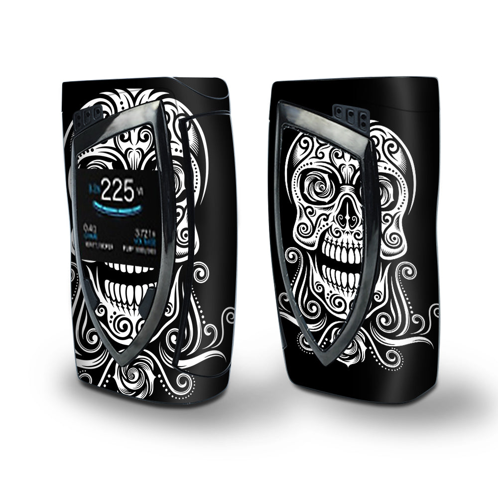 Skin Decal Vinyl Wrap for Smok Devilkin Kit 225w Vape (includes TFV12 Prince Tank Skins) skins cover/ Tribal Skull