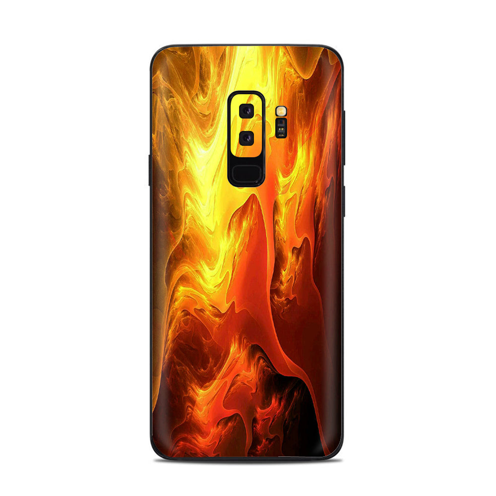  Fire Swirl Abstract Samsung Galaxy S9 Plus Skin