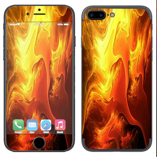  Fire Swirl Abstract Apple  iPhone 7+ Plus / iPhone 8+ Plus Skin