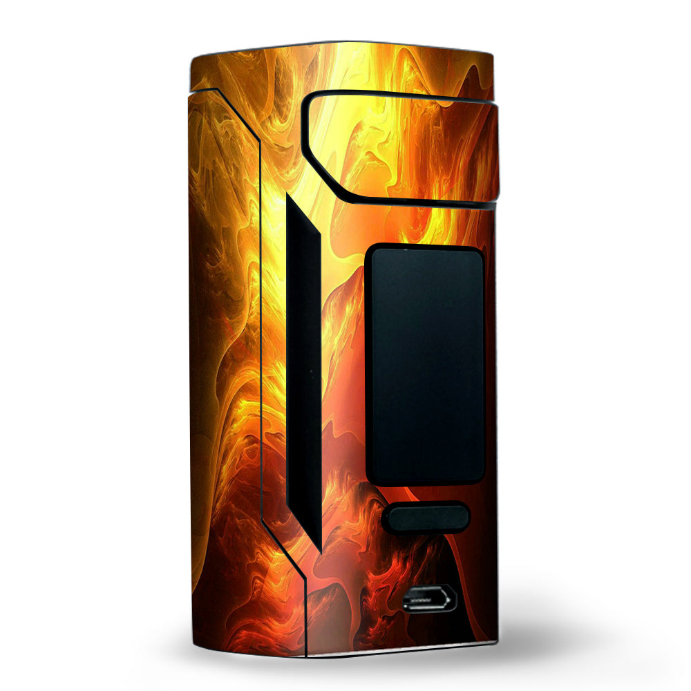  Fire Swirl Abstract Wismec RX2 20700 Skin