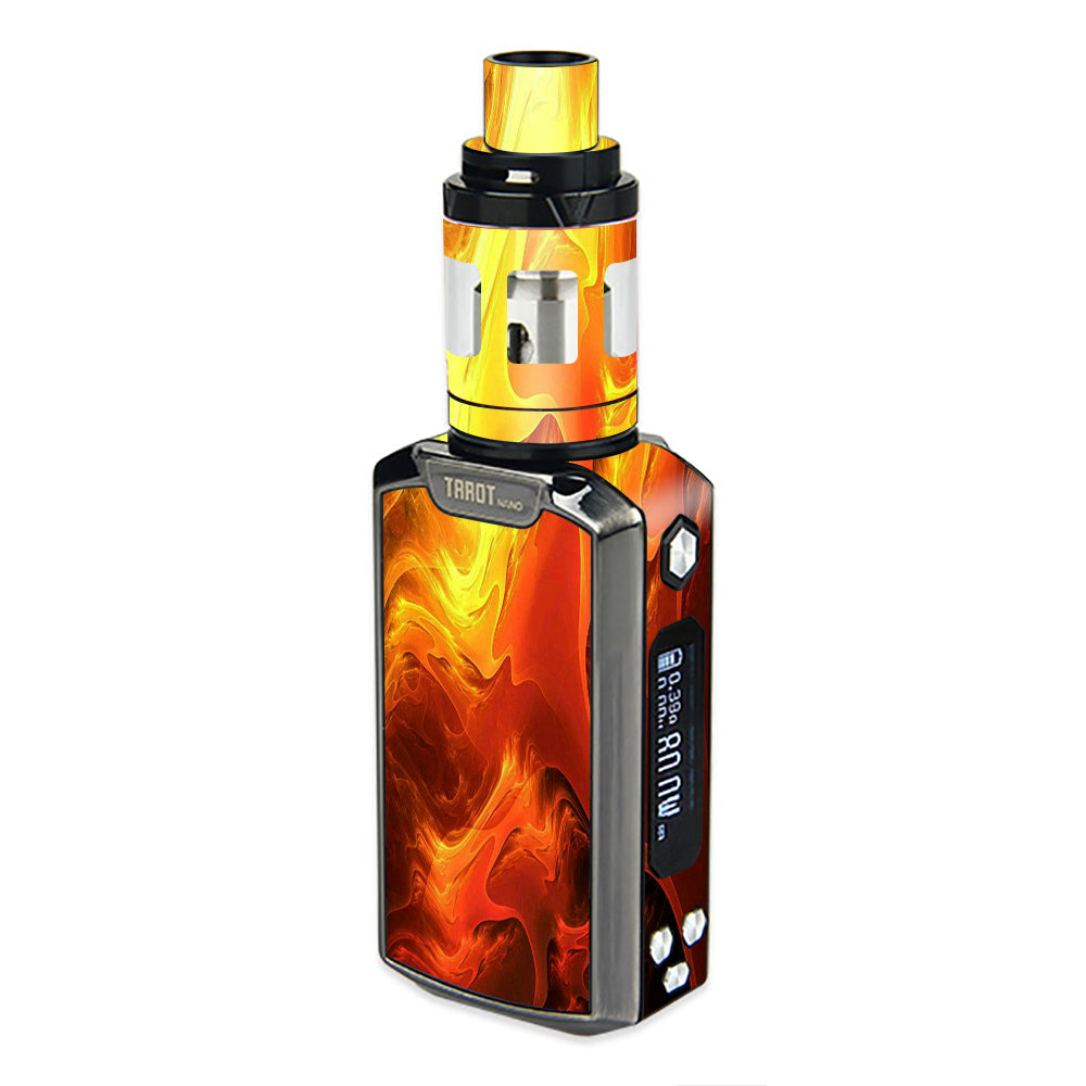  Fire Swirl Abstract Vaporesso  Tarot Nano Skin