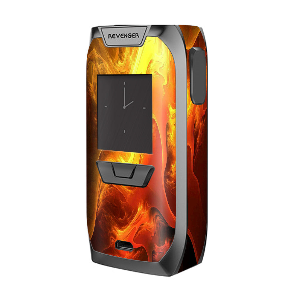  Fire Swirl Abstract Vaporesso Revenger Skin