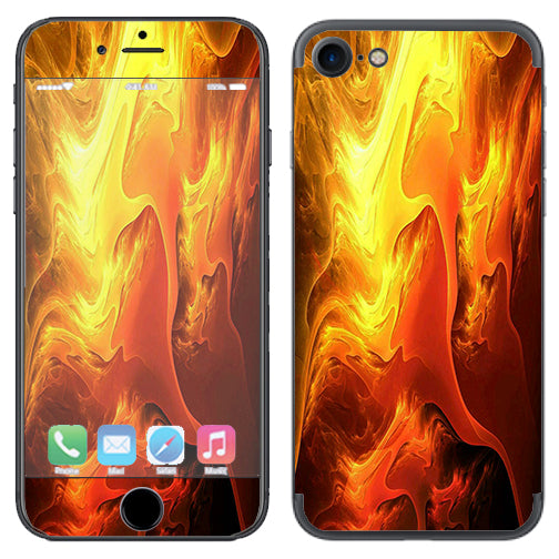  Fire Swirl Abstract Apple iPhone 7 or iPhone 8 Skin