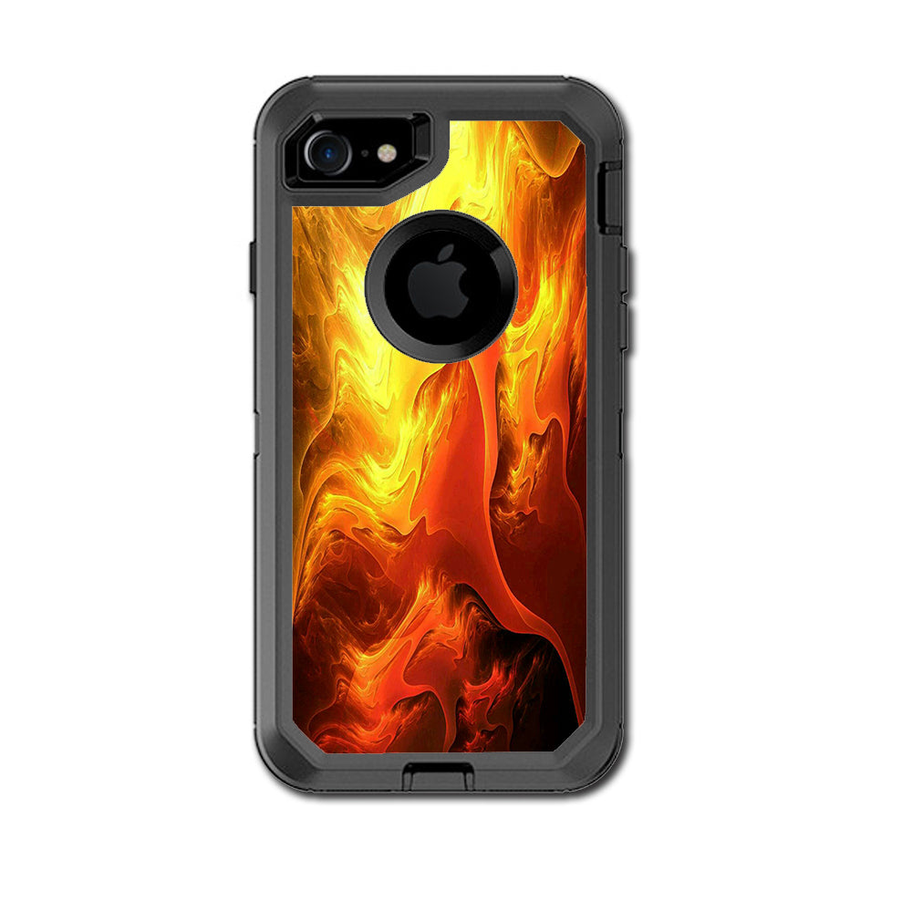  Fire Swirl Abstract Otterbox Defender iPhone 7 or iPhone 8 Skin