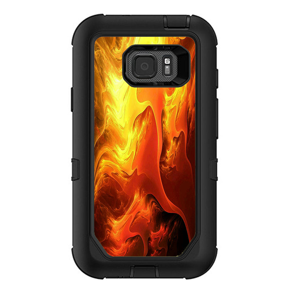  Fire Swirl Abstract Otterbox Defender Samsung Galaxy S7 Active Skin