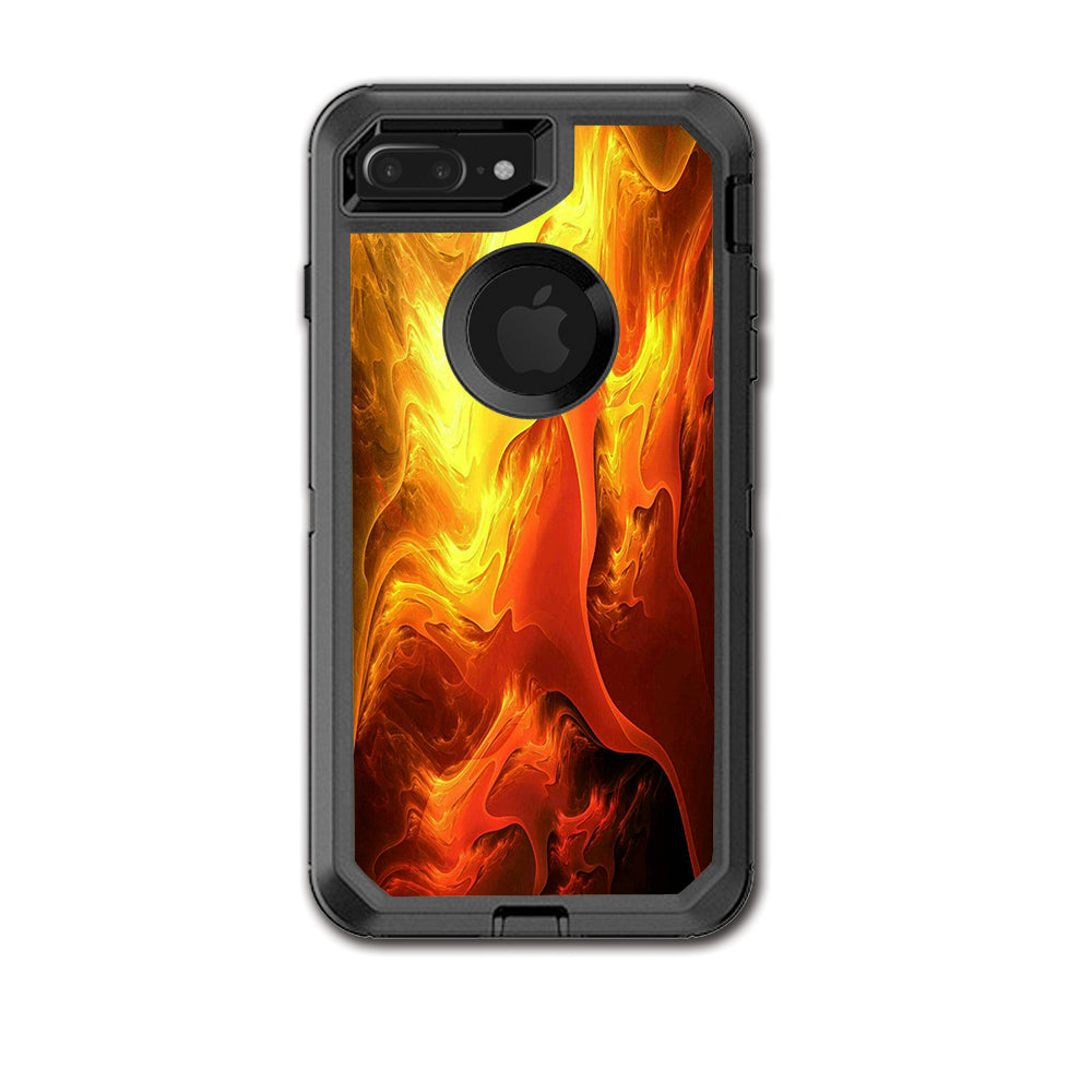  Fire Swirl Abstract Otterbox Defender iPhone 7+ Plus or iPhone 8+ Plus Skin