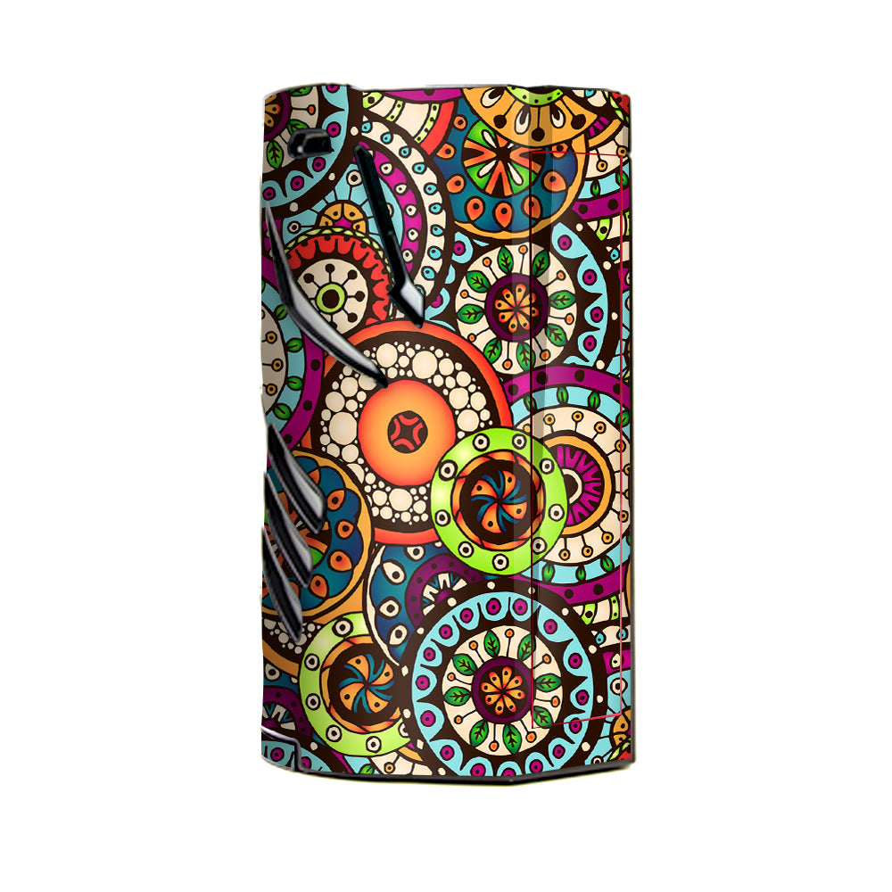  Ethnic Circles Pattern T-Priv 3 Smok Skin