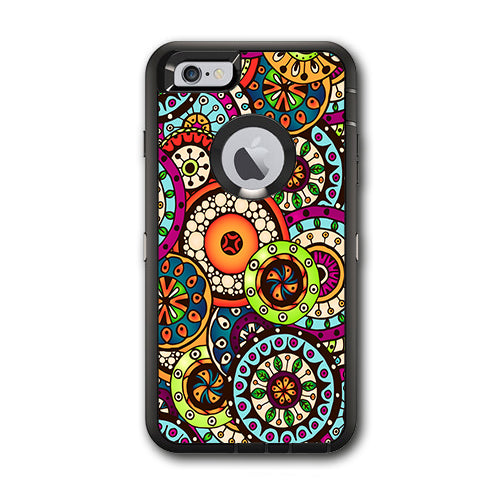  Ethnic Circles Pattern Otterbox Defender iPhone 6 PLUS Skin