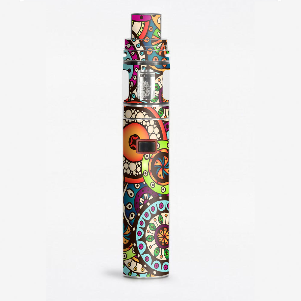  Ethnic Circles Pattern Smok Stick X8 Skin