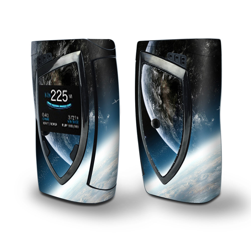 Skin Decal Vinyl Wrap for Smok Devilkin Kit 225w Vape (includes TFV12 Prince Tank Skins) skins cover/ Earth Space