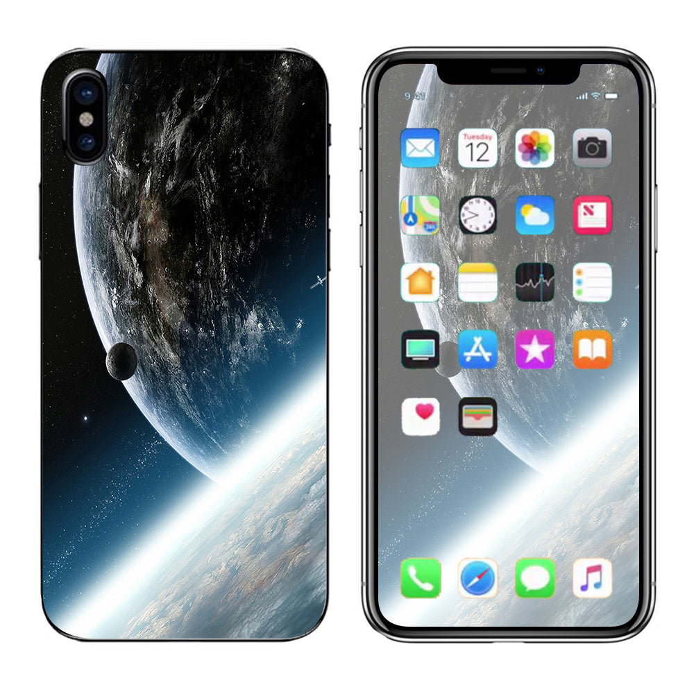  Earth Space Apple iPhone X Skin