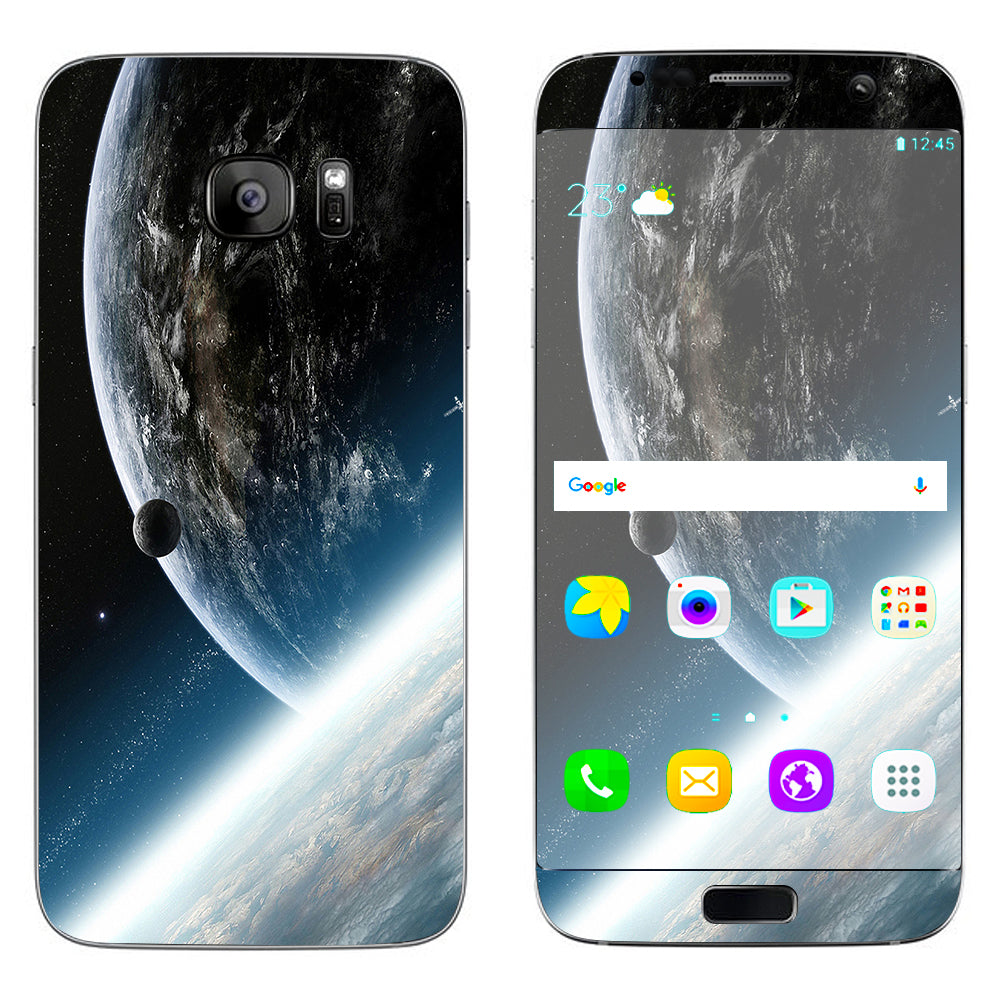  Earth Space Samsung Galaxy S7 Edge Skin