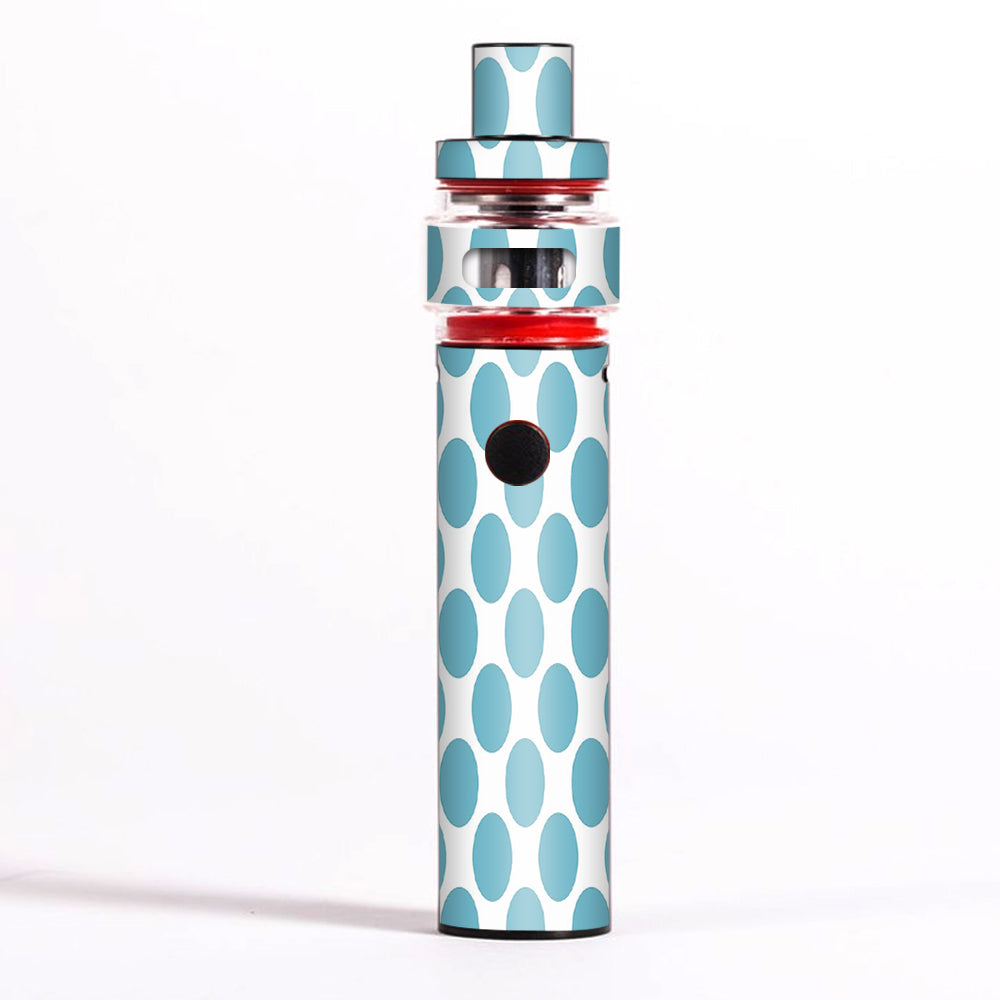  Teal Blue Polka Dots Smok Pen 22 Light Edition Skin