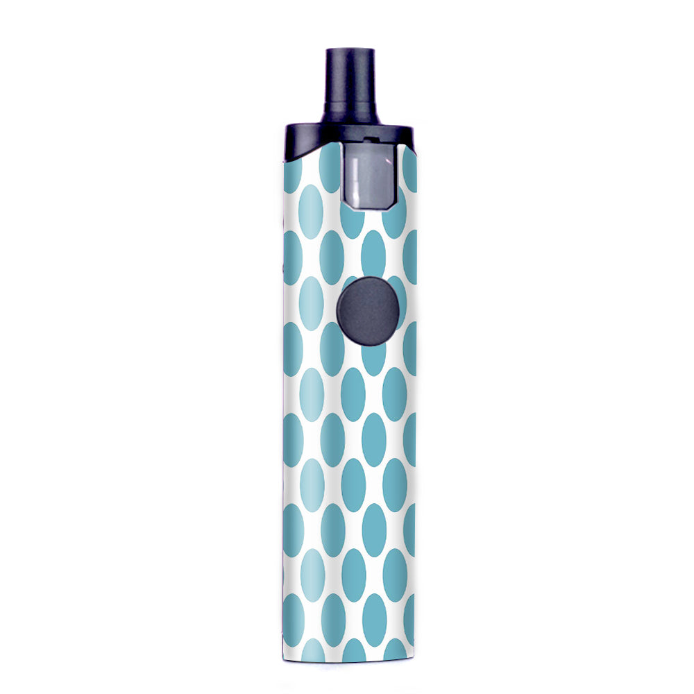  Teal Blue Polka Dots Wismec Motiv Pod Skin