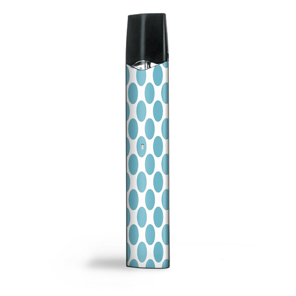  Teal Blue Polka Dots Smok Infinix Ultra Portable Skin