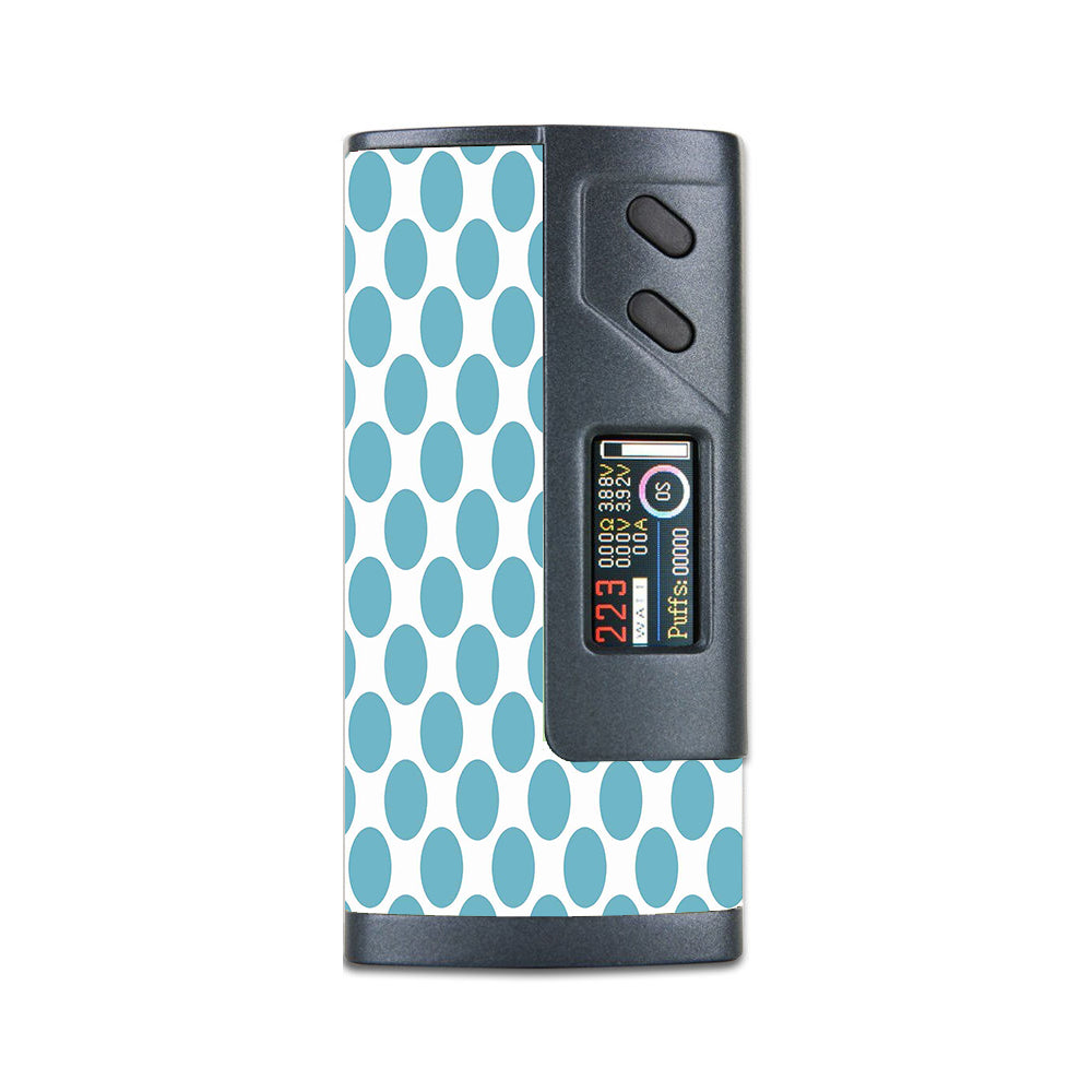  Teal Blue Polka Dots Sigelei 213W Plus Skin