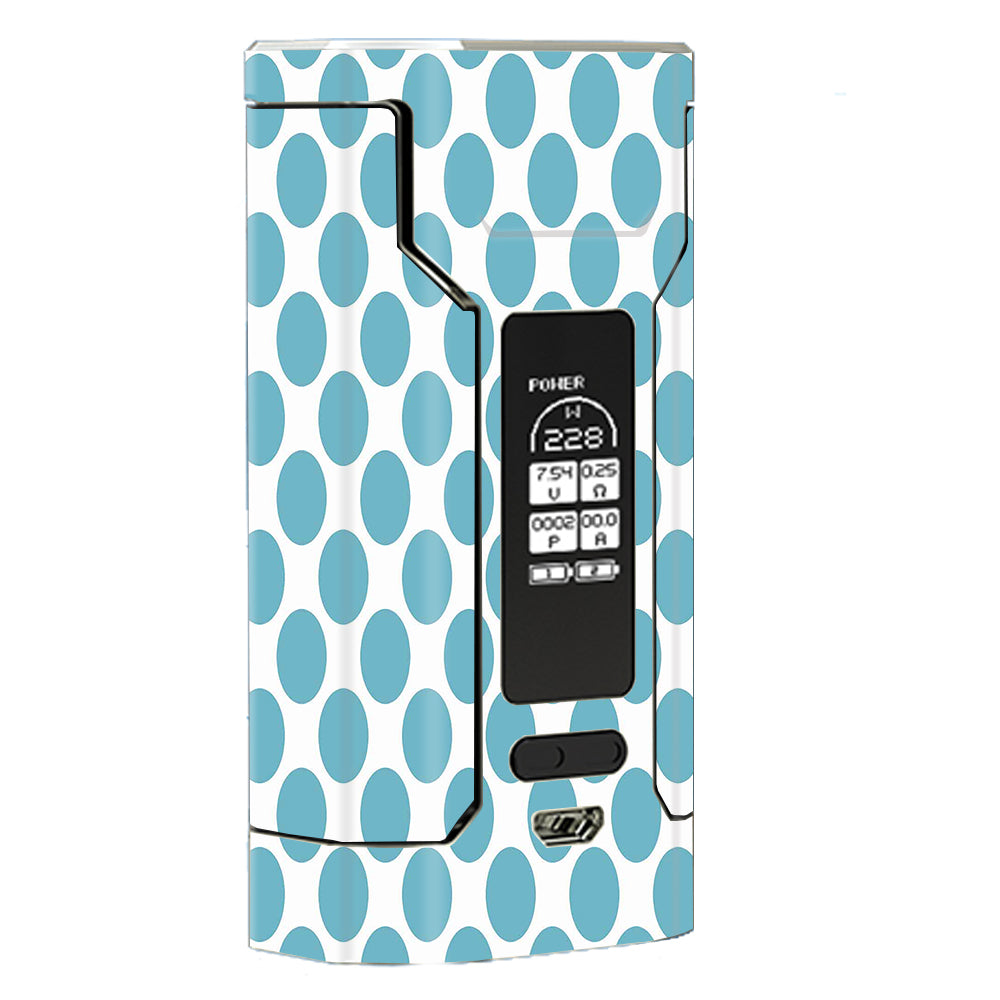  Teal Blue Polka Dots Wismec Predator 228 Skin