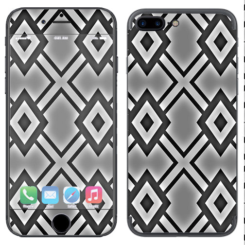  Diamond Grey Pattern Apple  iPhone 7+ Plus / iPhone 8+ Plus Skin