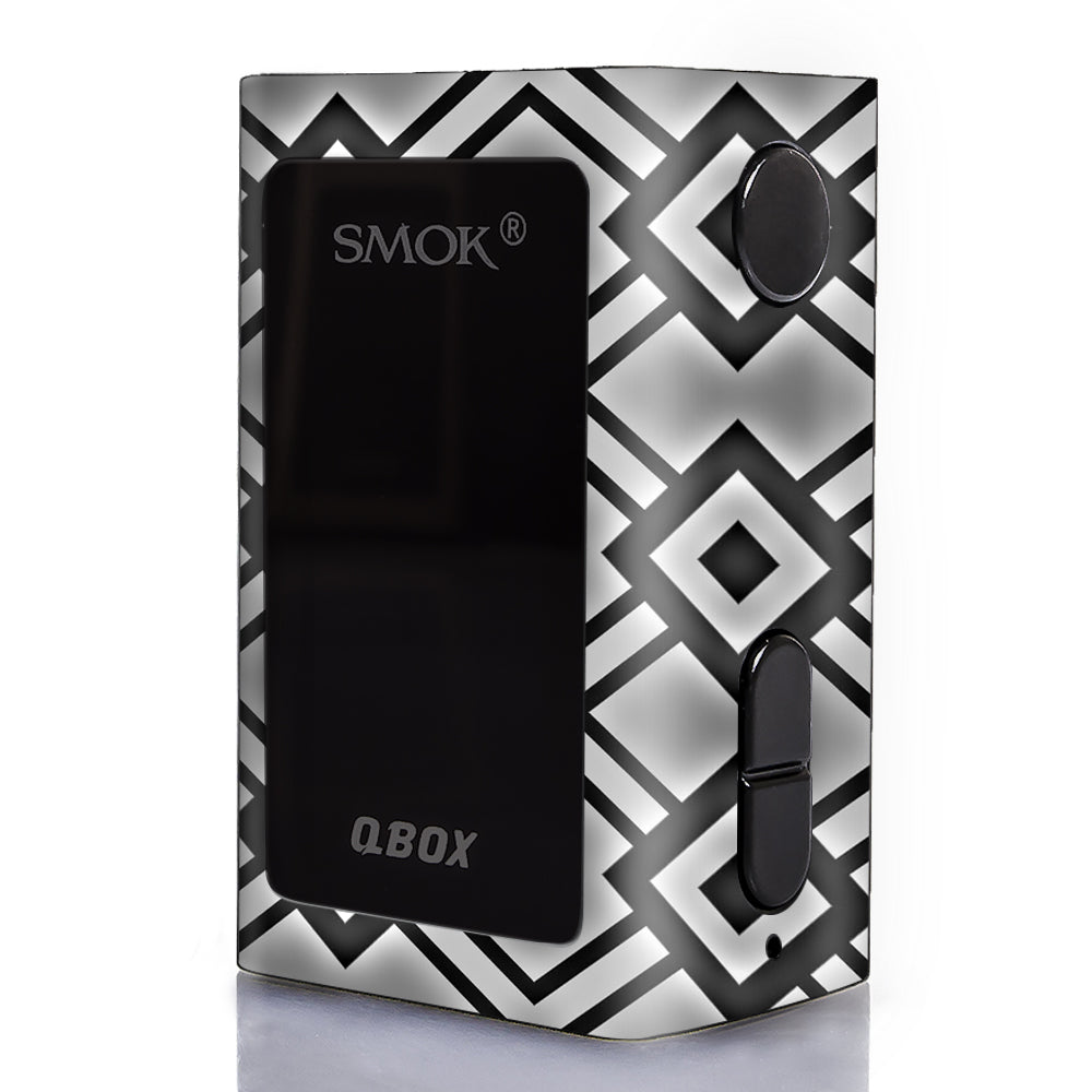  Diamond Grey Pattern Smok Q-Box Skin