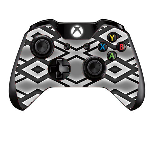  Diamond Grey Pattern Microsoft Xbox One Controller Skin