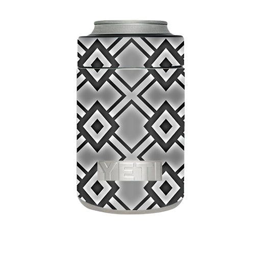  Diamond Grey Pattern Yeti Rambler Colster Skin