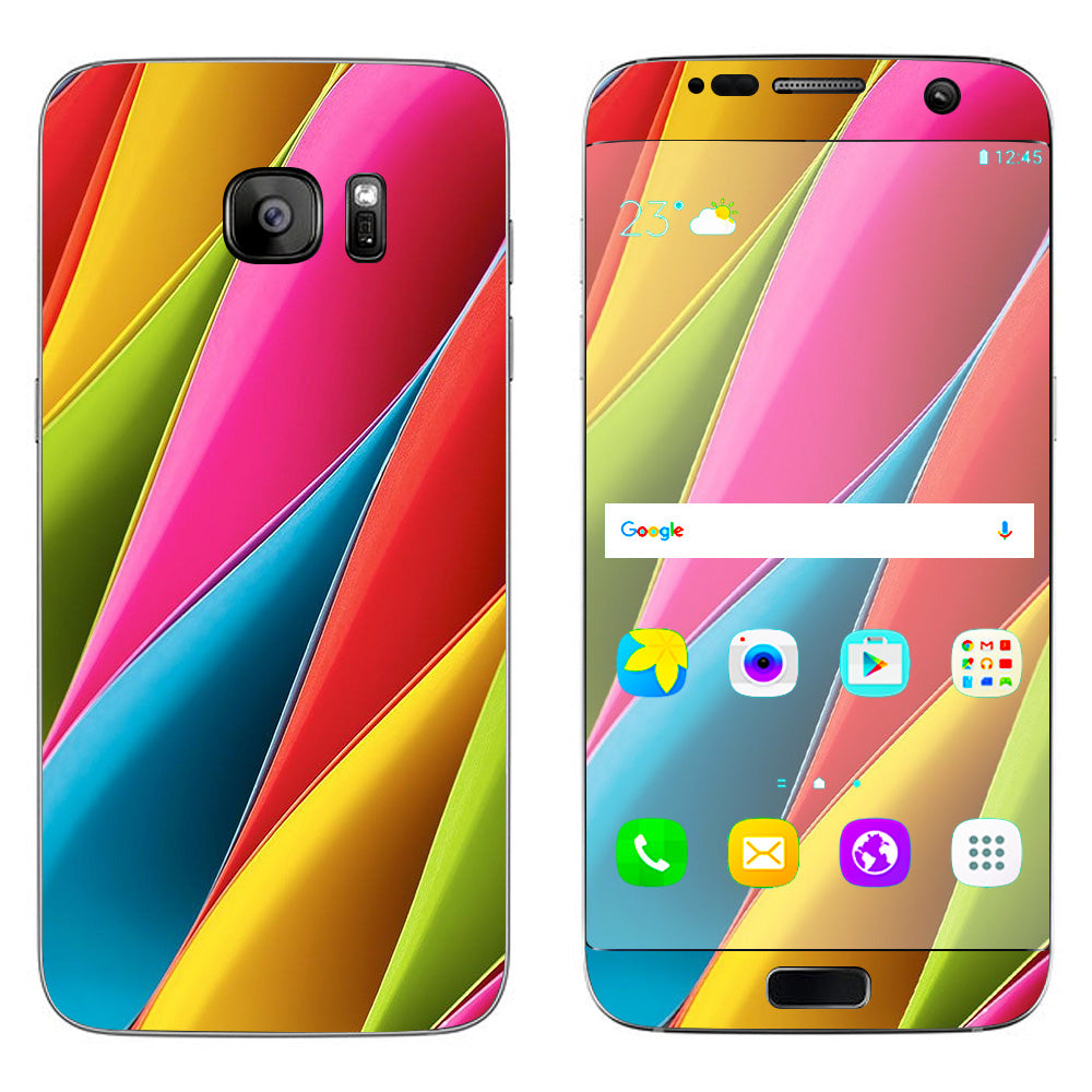  Colors Weave Samsung Galaxy S7 Edge Skin