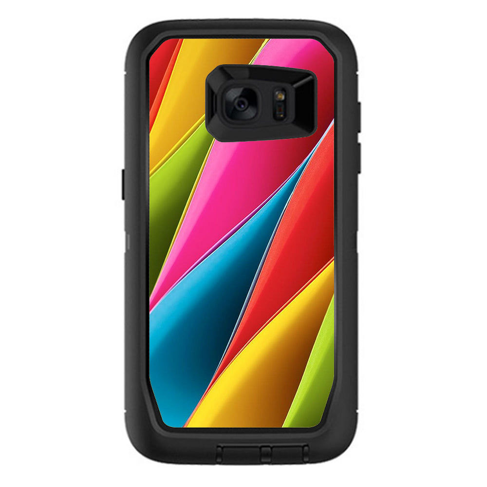  Colors Weave Otterbox Defender Samsung Galaxy S7 Edge Skin