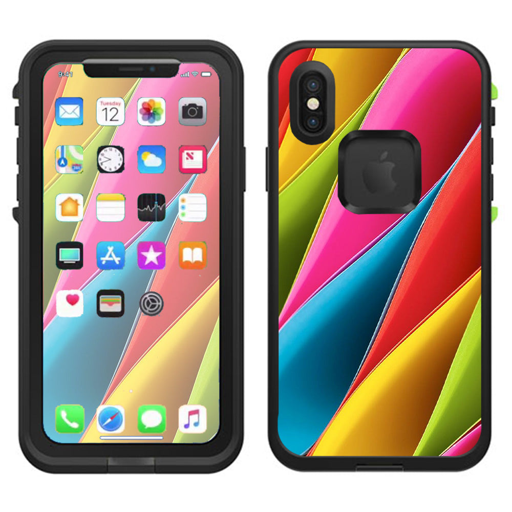  Colors Weave Lifeproof Fre Case iPhone X Skin