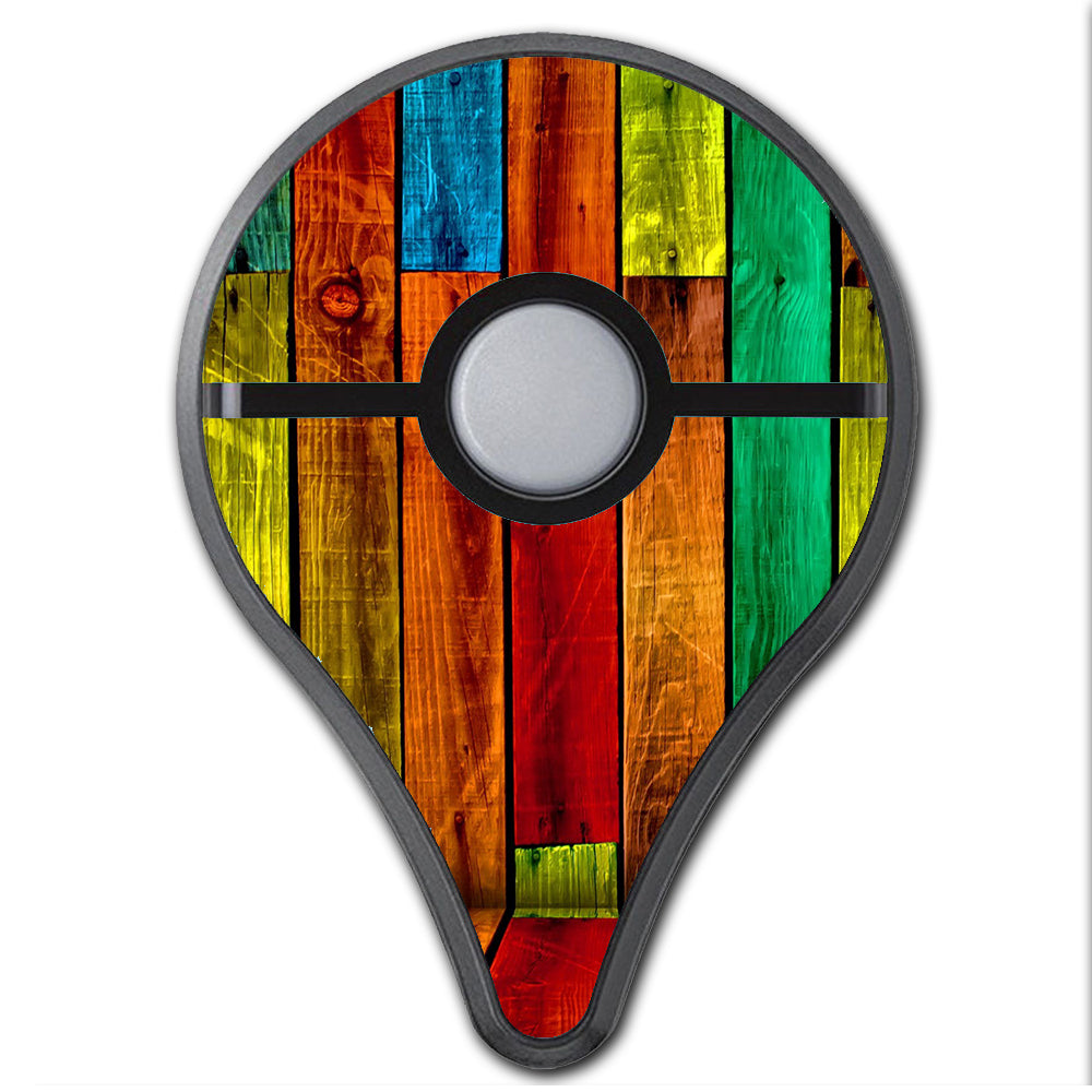  Colorful Wood Pattern Pokemon Go Plus Skin