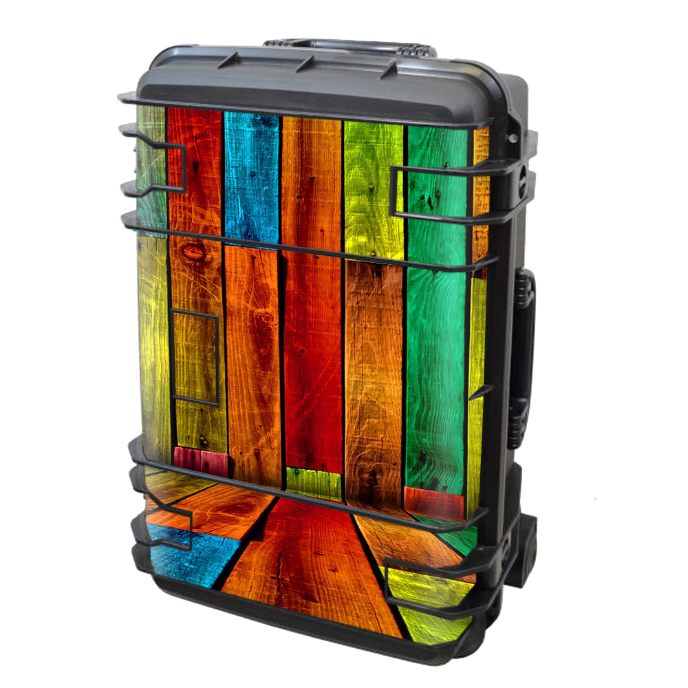  Colorful Wood Pattern Seahorse Case Se-920 Skin