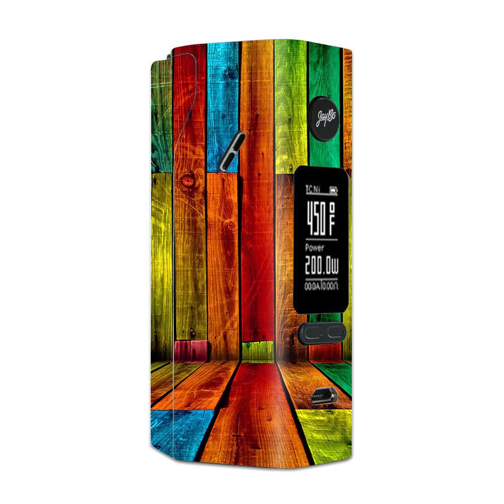  Colorful Wood Pattern Wismec Reuleaux RX 2/3 combo kit Skin