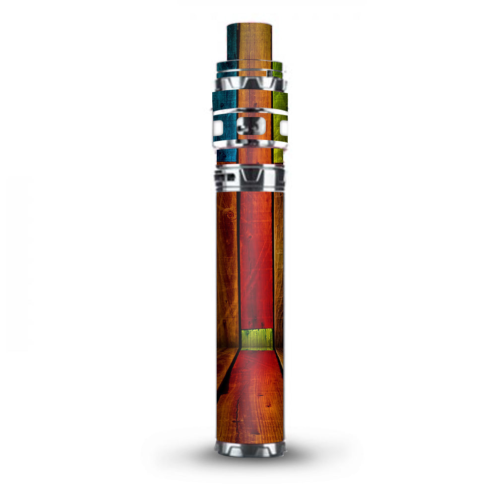  Colorful Wood Pattern Stick Prince TFV12 Smok Skin