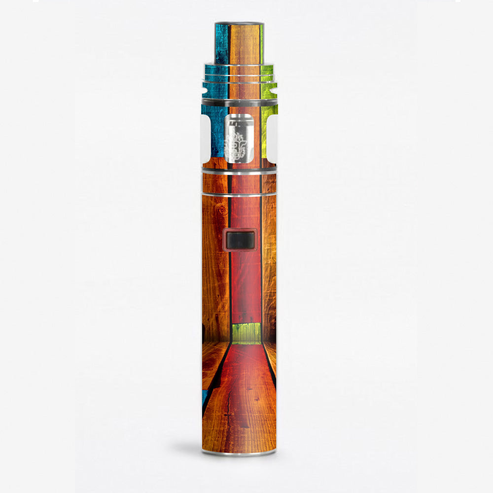  Colorful Wood Pattern Smok Stick X8 Skin