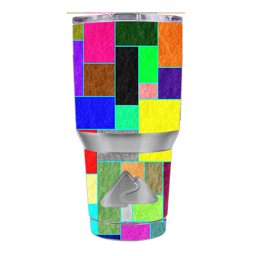  Colorful Squares Ozark Trail 20oz Tumbler Skin