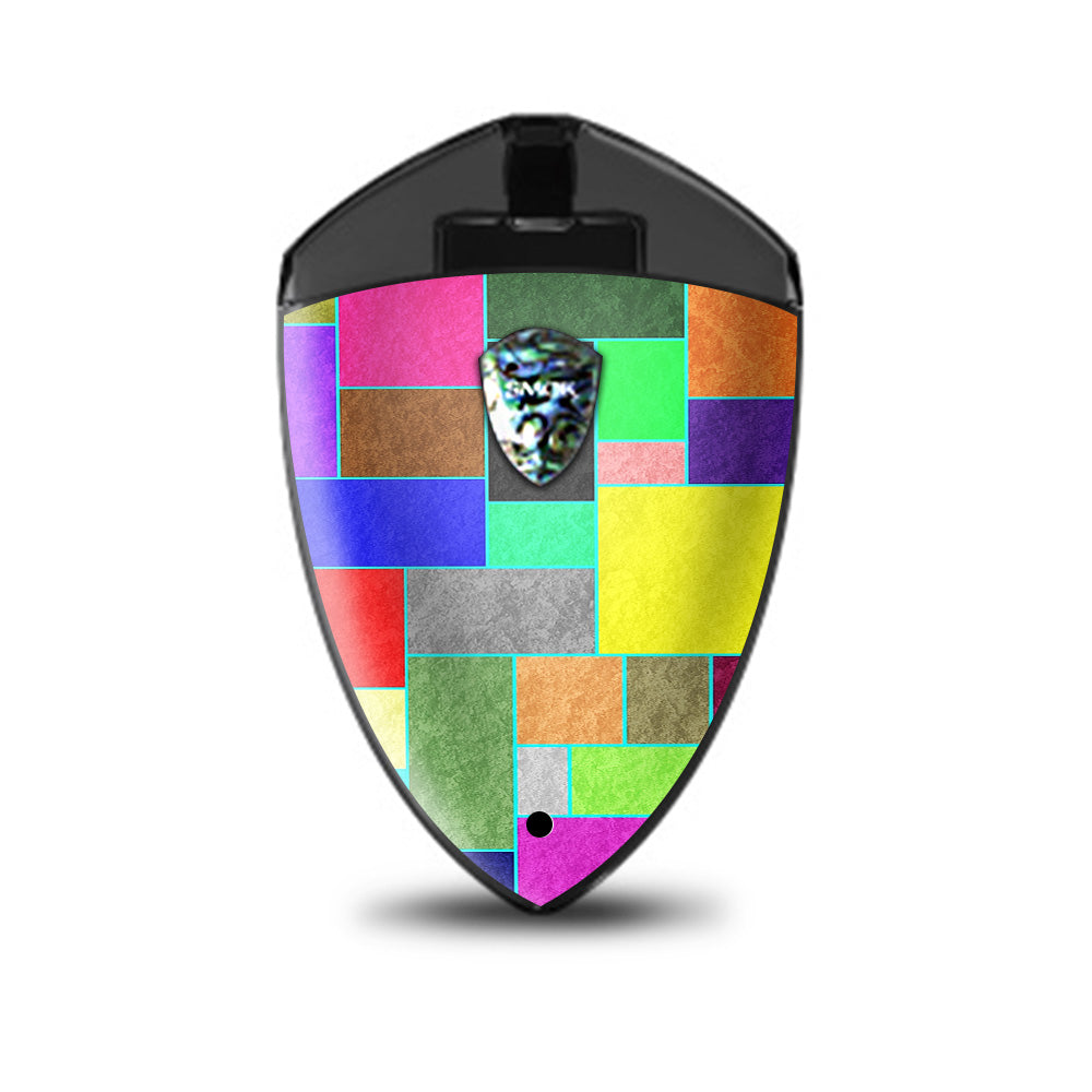  Colorful Squares Smok Rolo Badge Skin