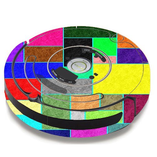  Colorful Squares iRobot Roomba 650/655 Skin