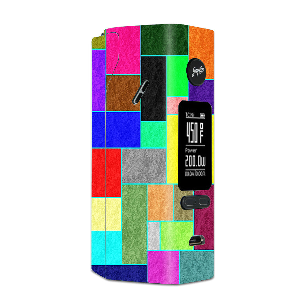  Colorful Squares Wismec Reuleaux RX 2/3 combo kit Skin