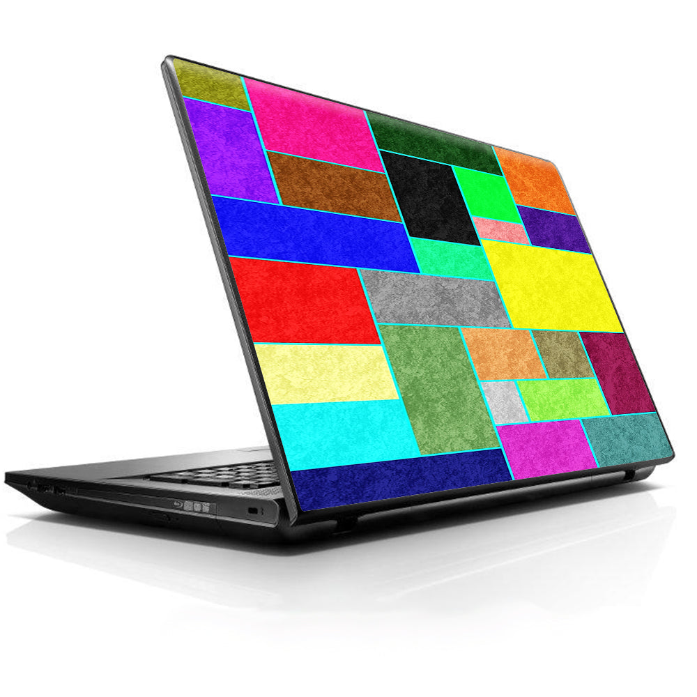  Colorful Squares Universal 13 to 16 inch wide laptop Skin