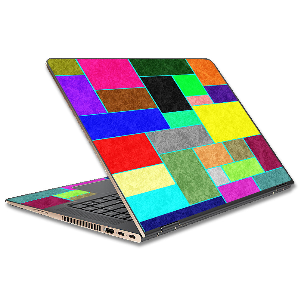  Colorful Squares HP Spectre x360 13t Skin