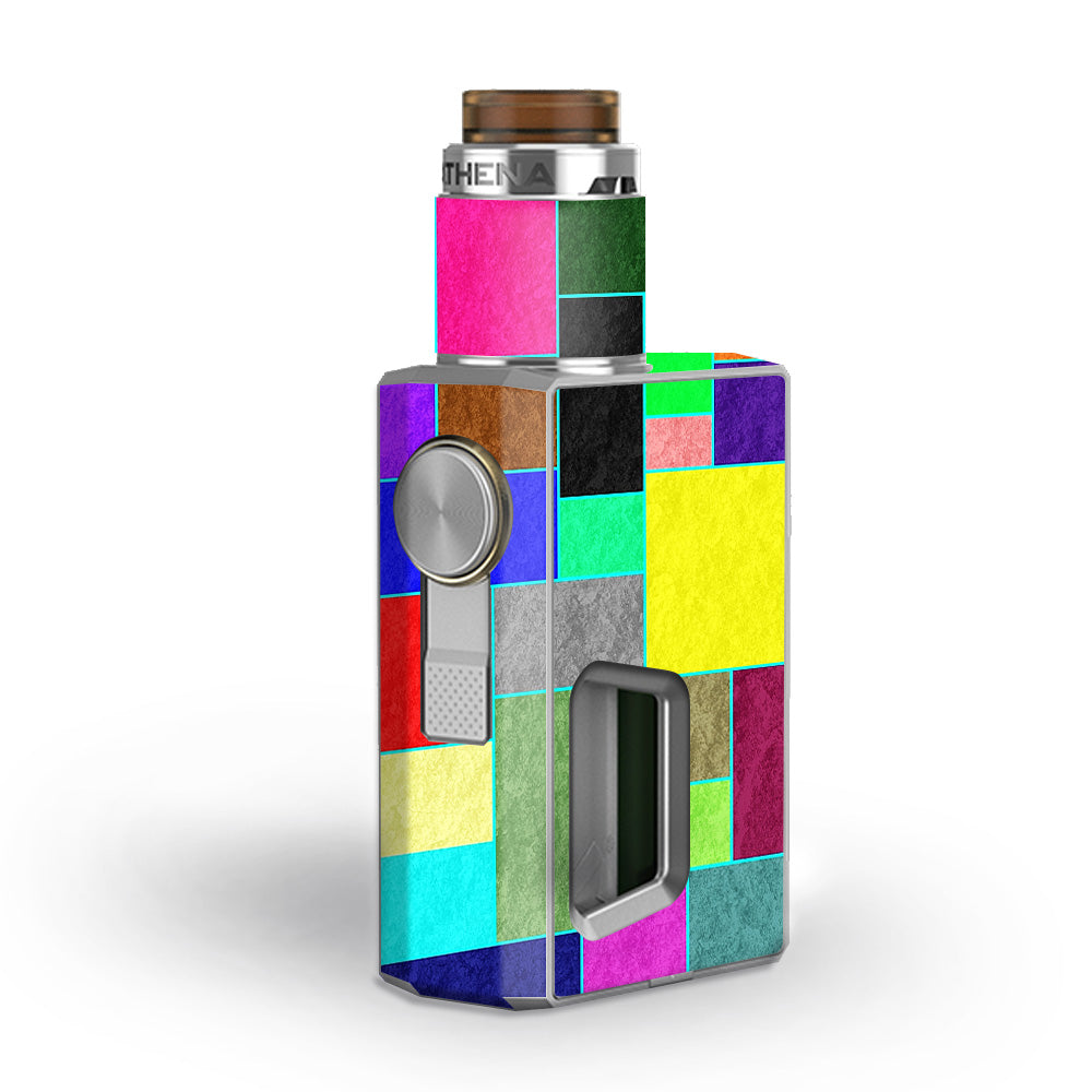  Colorful Squares Geekvape Athena Squonk Skin