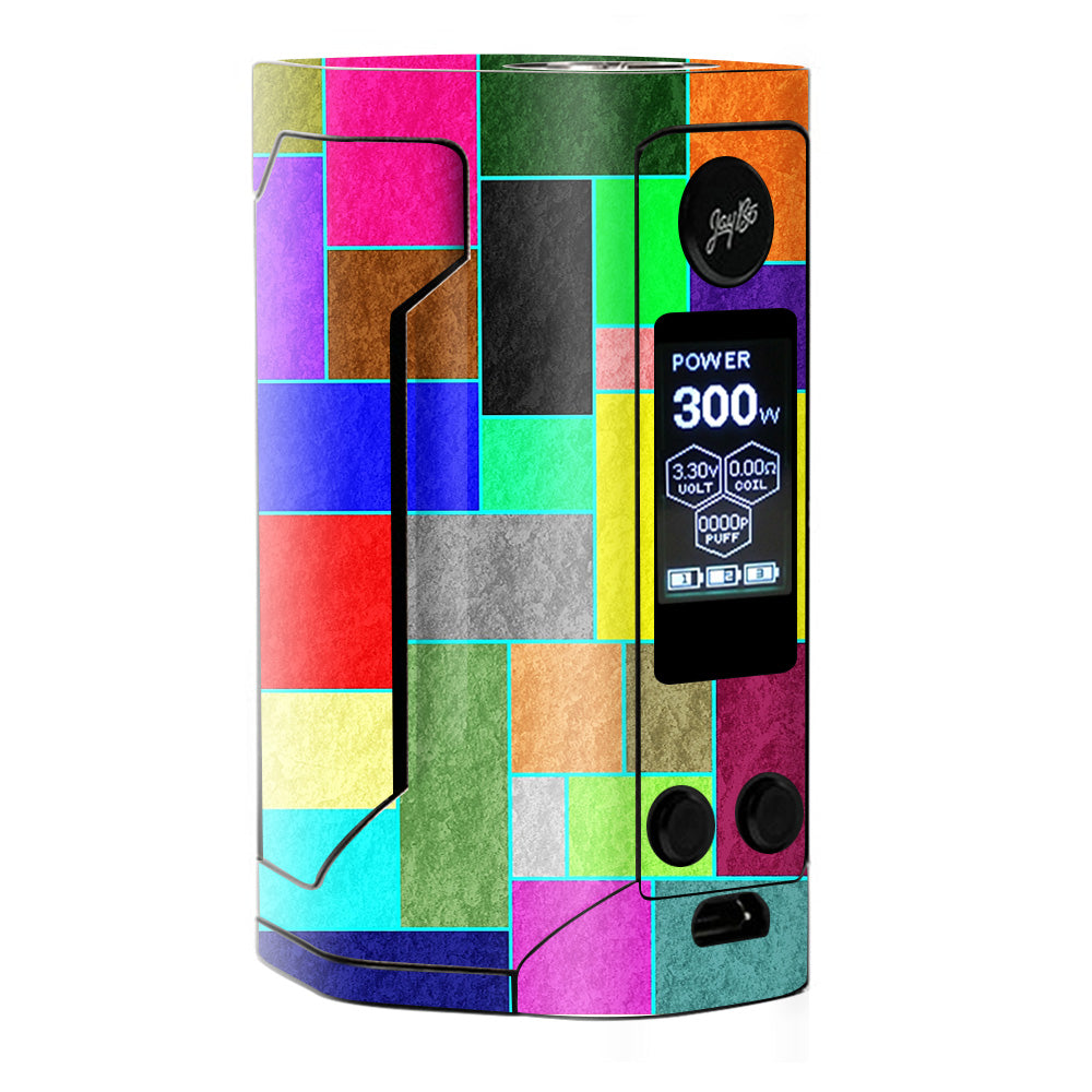  Colorful Squares Wismec RX Gen 3 Skin