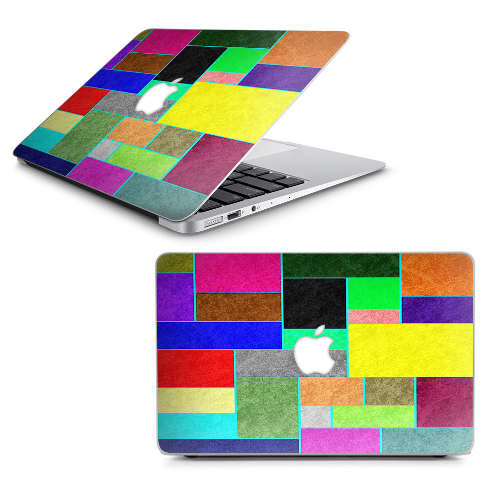  Colorful Squares Macbook Air 13" A1369 A1466 Skin