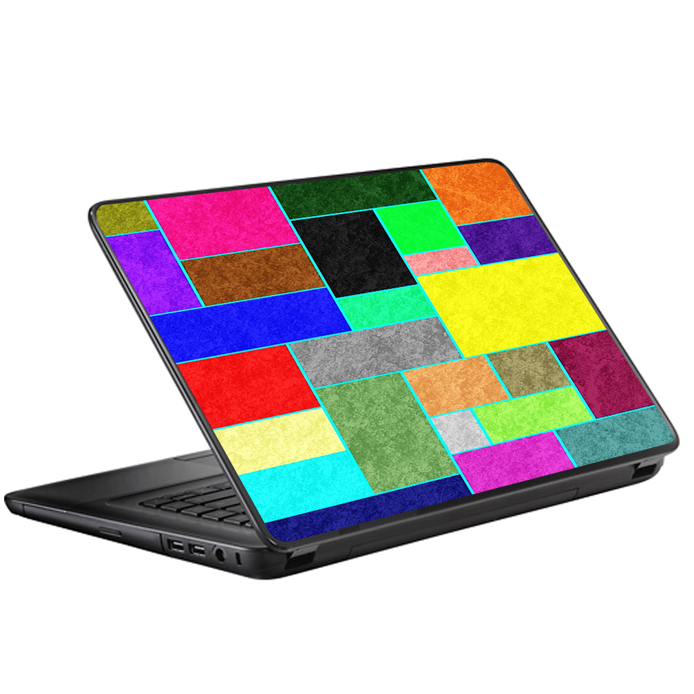 Colorful Squares Universal 13 to 16 inch wide laptop Skin