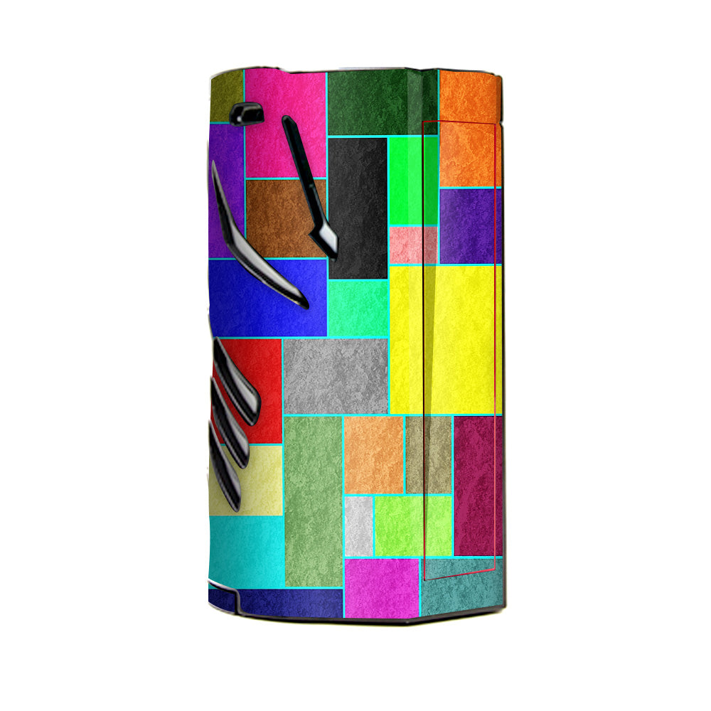  Colorful Squares T-Priv 3 Smok Skin